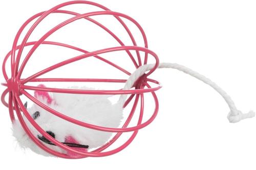 Trixie Hračka Myš v Klietke - 6cm