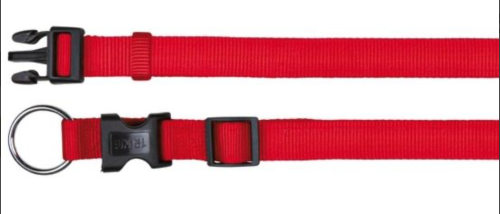 Trixie Obojok Classic Červený - 2,5/40 až 65cm