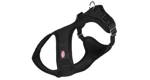 Trixie Postroj Soft Vypolstrovaný Čierny - 20mm/33 až 50cm