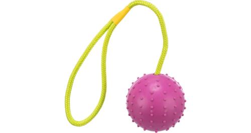 Trixie Vrhacia Hrbolatá Lopta Na Šnúrke - 7cm/30cm