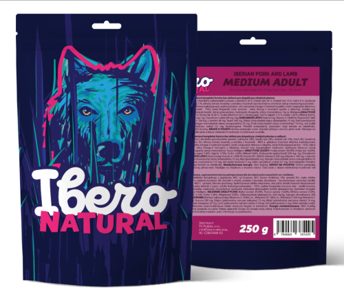 Vzorek - Ibero Natural Dog Medium Adult  - 250g